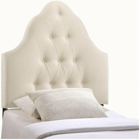 EAST END IMPORTS Sovereign Twin Fabric Headboard- Ivory MOD-5168-IVO
